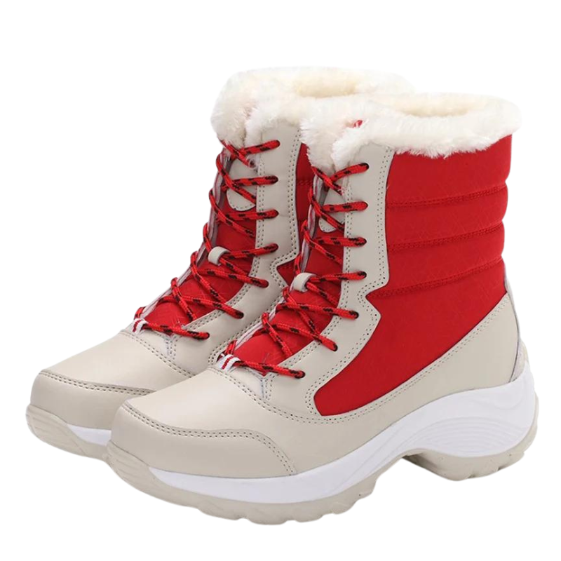 Bota Feminina de Cano Curto Neve