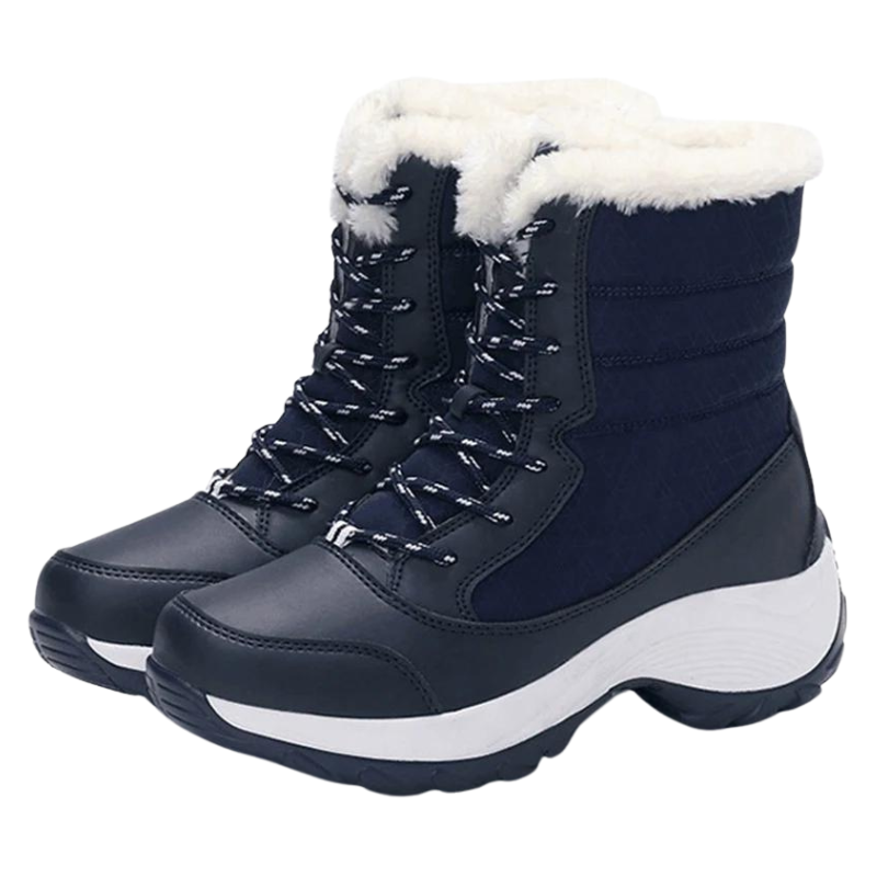 Bota Feminina de Cano Curto Neve