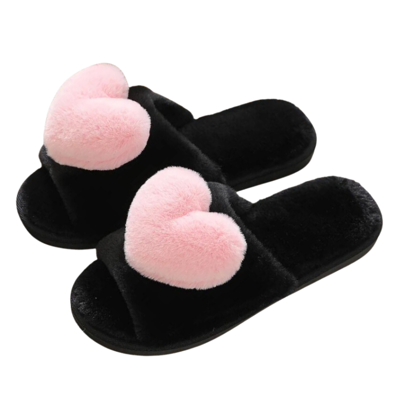 Pantufa Feminina Chinelo Peluciado Love