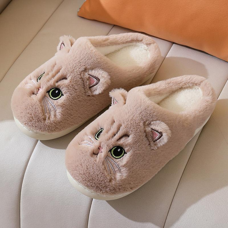 Pantufa Feminina Peluciada Cute Cat