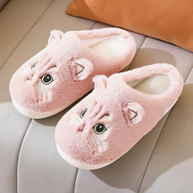 Pantufa Feminina Peluciada Cute Cat