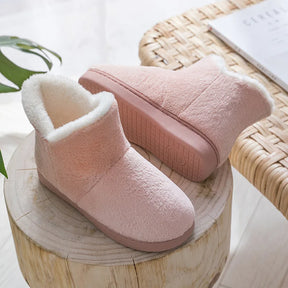 Pantufa Feminina Fechada Botinha Peluciada