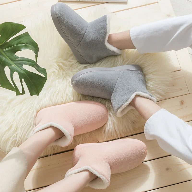 Pantufa Feminina Fechada Botinha Peluciada