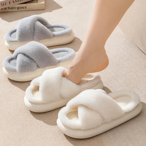 Pantufa Feminina Peluciada Chinelo de Algodão